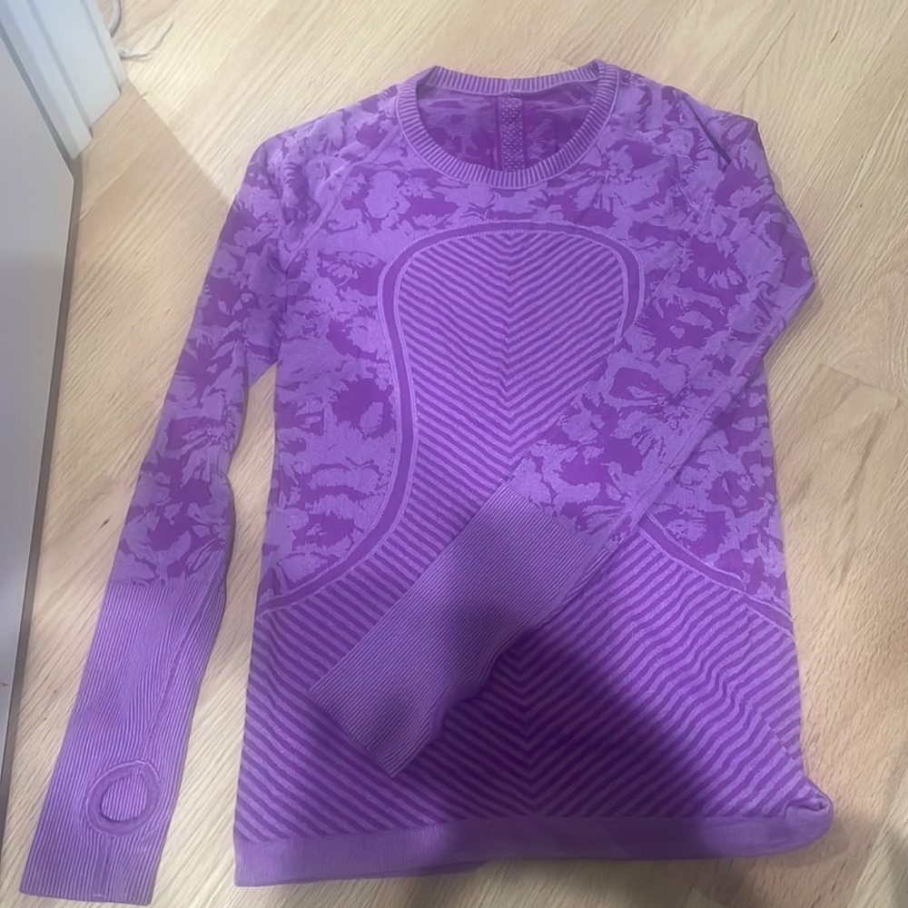 lululemon athletica athletic long sleeve running shirt